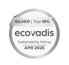 Ecovadis Top 15% sustainability rating certification